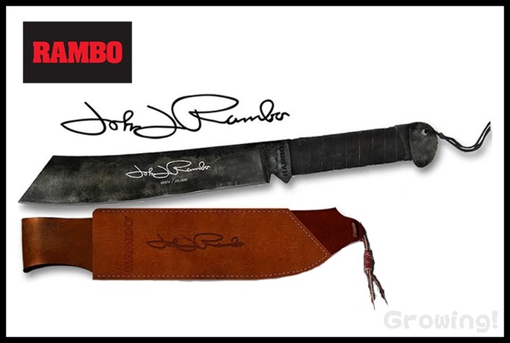 ナイフショップ グローイング！□ランボーIV 公式レプリカ RAMBO4 迫力