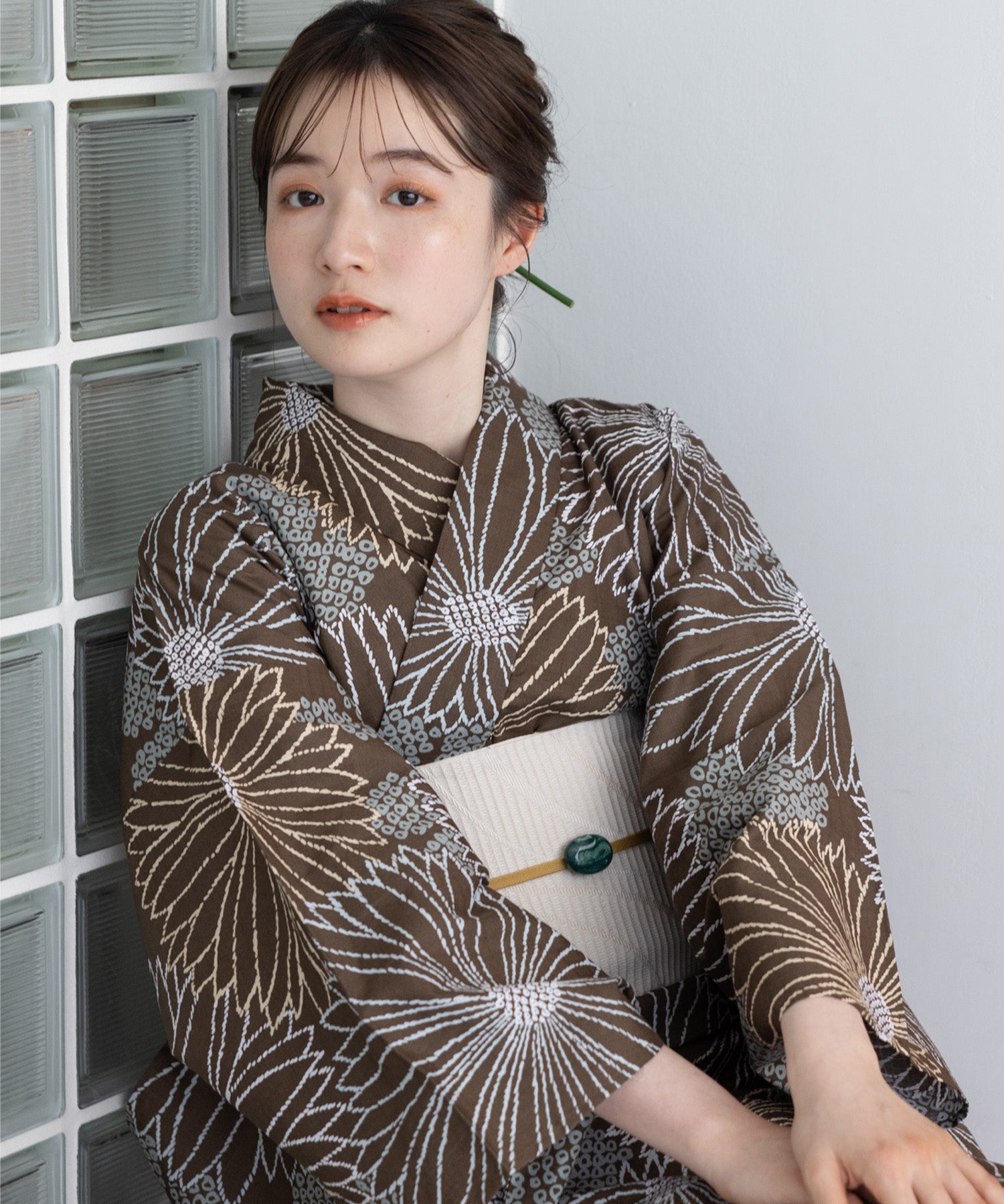 こだわり浴衣 5点セット (浴衣/帯/下駄/腰紐/着付け冊子) 浴衣