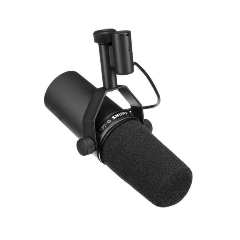 Shure SM7B Cardioid Dynamic Microphone with Windscreen & Yoke Mount
