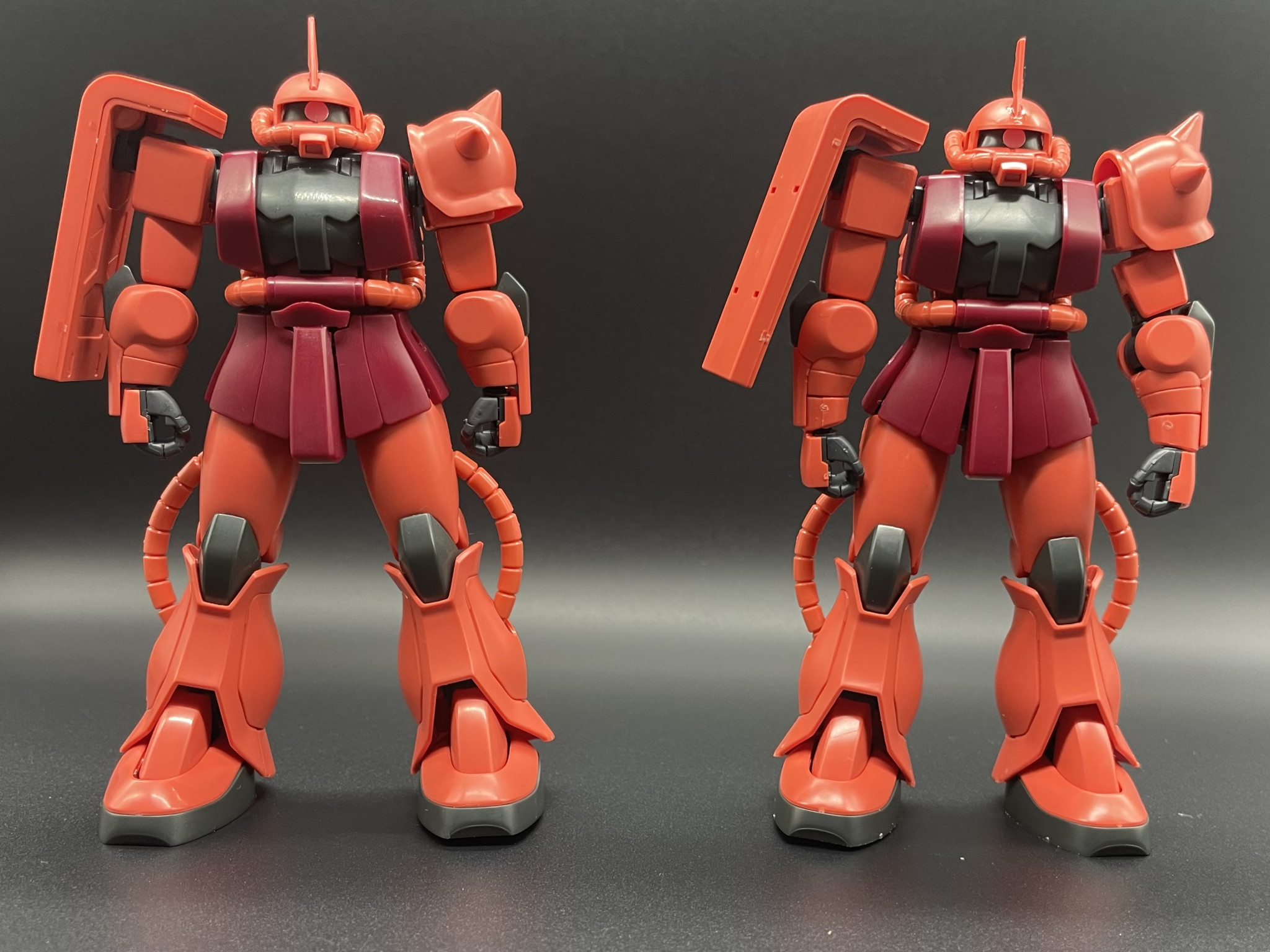 MS-06S ZAKUIIをピカピカに（素組みと比較）｜Itsuki-POさんのガンプラ