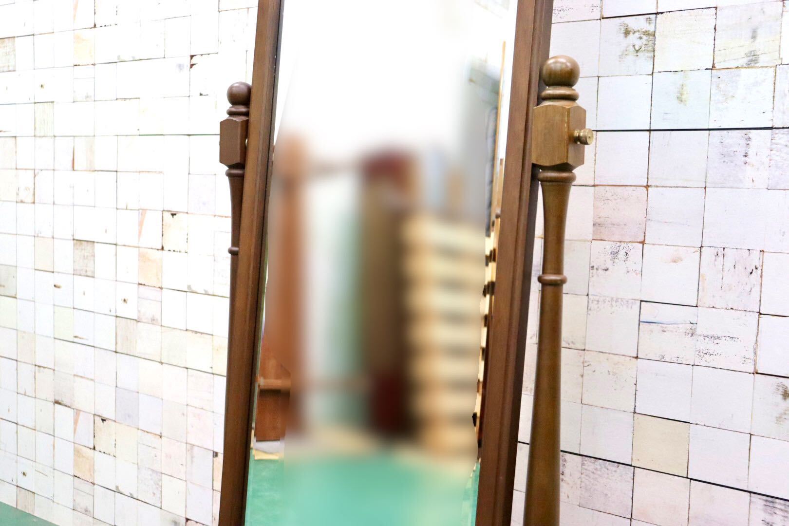 GMGS136○maruni / マルニ 地中海 スタンドミラー 全身鏡 姿見