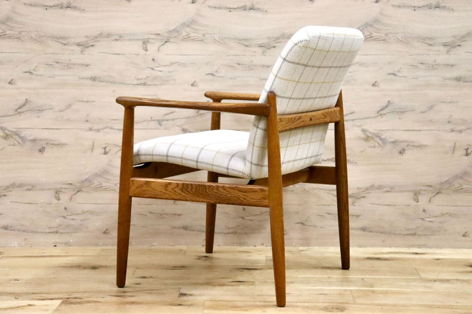 GMHK3B○オールドカリモク karimoku アームチェア 椅子 ラウンジチェア