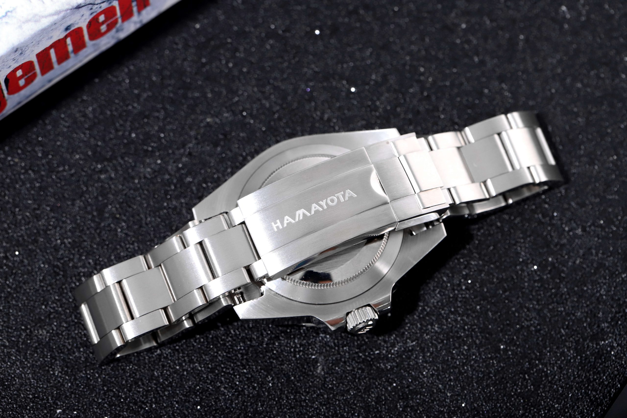 HAMAYOTA 腕時計 サブマリーナ メンズ 自動巻き ブルーベゼル