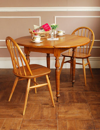 イギリスのアンティーク家具、バタフライテーブル(x-498-f