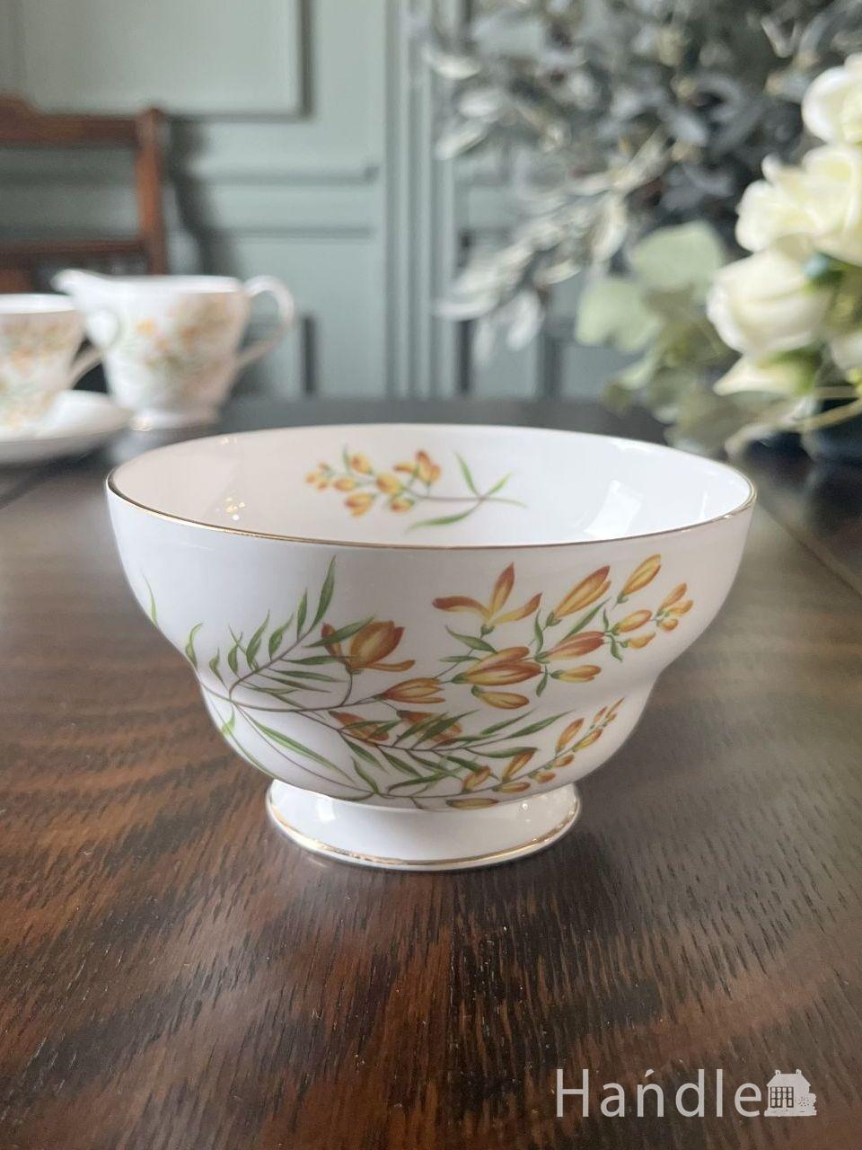 英国の美しいアンティークシルバープレートの器、バスケット型の