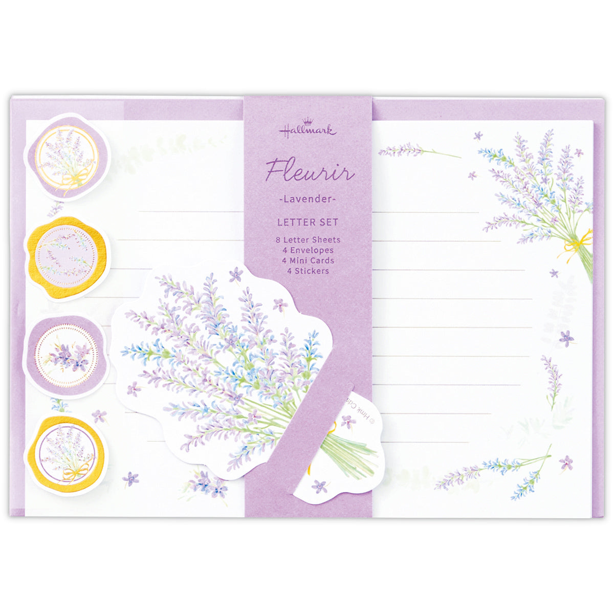 ラベンダー【レターセット／フルリール】｜日本ホールマークのレター