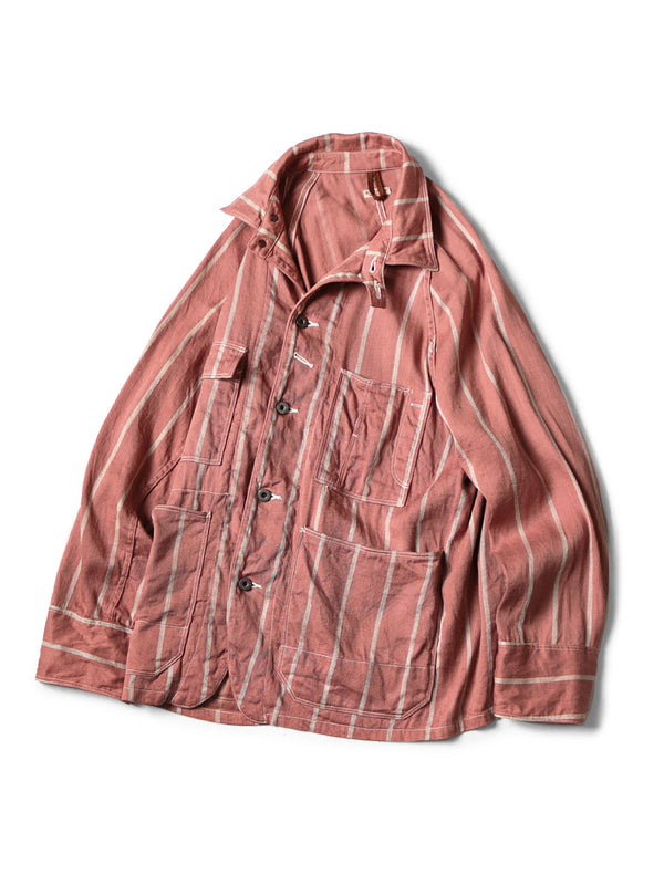 Kapital Linen Phillies Stripe Cactus Coverall Jacket – HARUYAMA