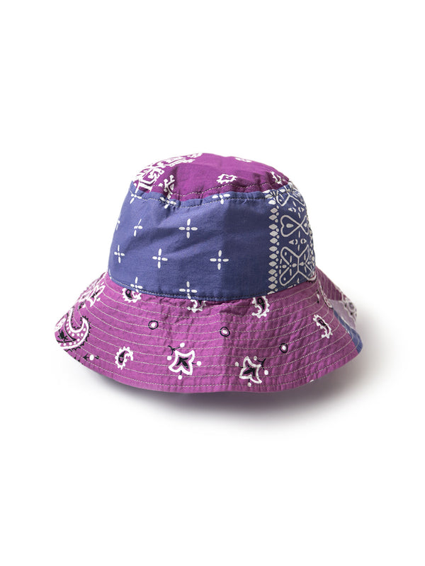 Kapital Bandana Patchwork Bucket Hat (Long Brim) cap – HARUYAMA