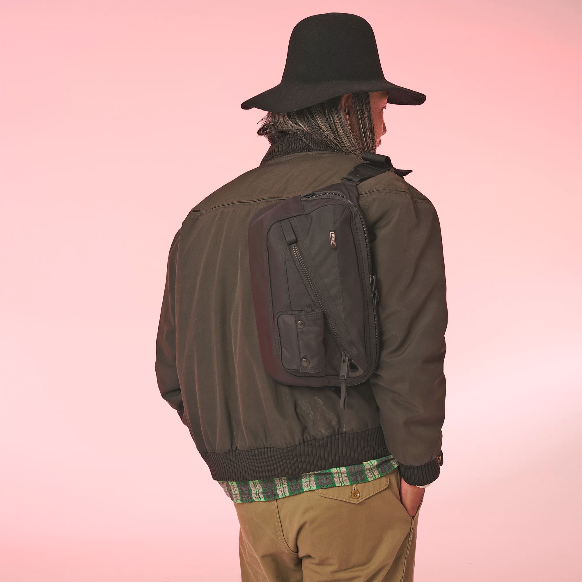 Official] HARVEST LABEL Reload Body Bag Men's Sling Bag Cordura