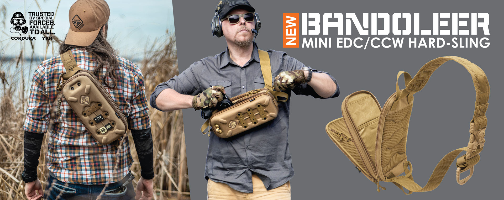 Bandoleer: Mini Optics/EDC Shell-Sling by Hazard 4® - Outdoor