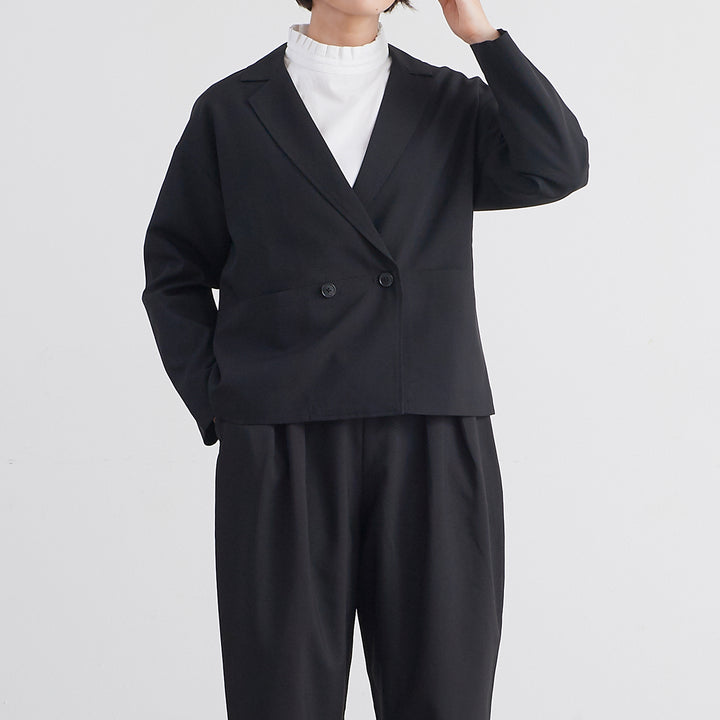 un cinq アンサンク］ #26-01 Melange Ox Tailored Jacket メランジ