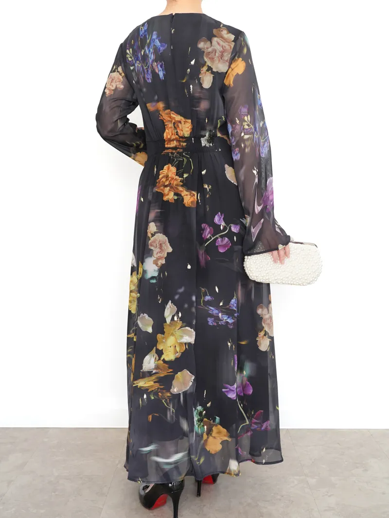 Ameri VINTAGE（アメリ ヴィンテージ）UND SCAN FLOWER DRESS