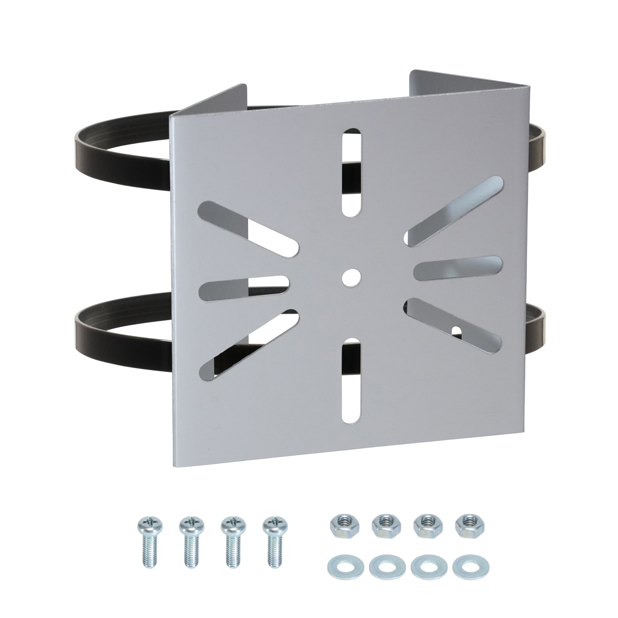 Heptus 【場所を選ばず簡単取付】 取付金具 防犯カメラ ソーラーライト