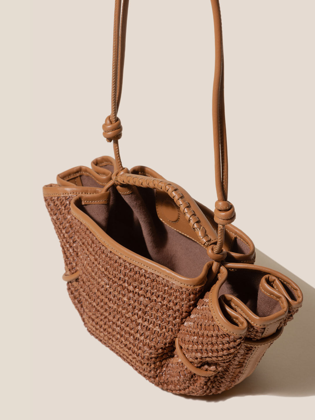 ARTA MINI RAFFIA - Pleated Crossbody Bag – HEREU JAPAN Official