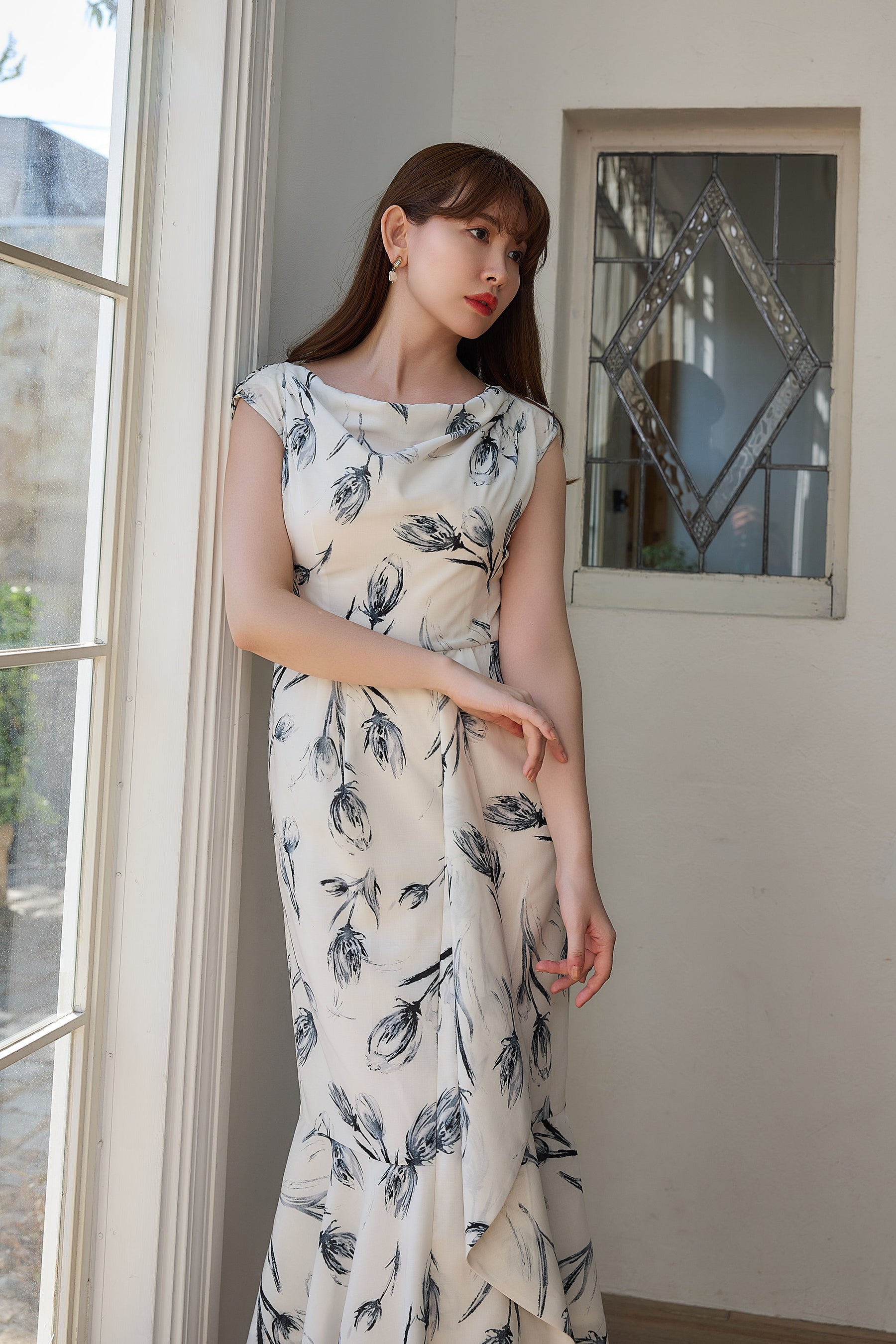 Lea Fleur Ruffled Dress