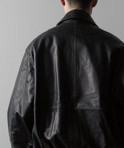 ssstein / シュタイン】LEATHER ZIP SHORT JACKET - BLACK | 公式通販