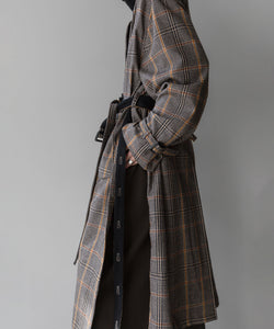 stein / シュタイン】OVERSIZED DOUBLE LAPELED TRENCH COAT - GLEN