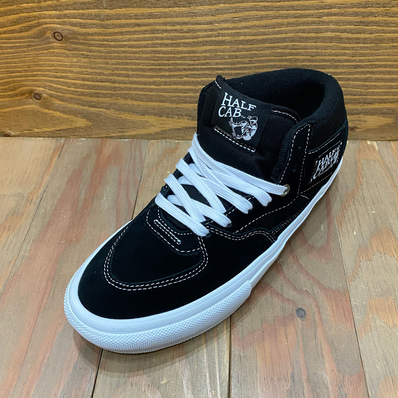VANS SKATE HALFCAB BLACK/WHITE | 東京のスケートボードショップ
