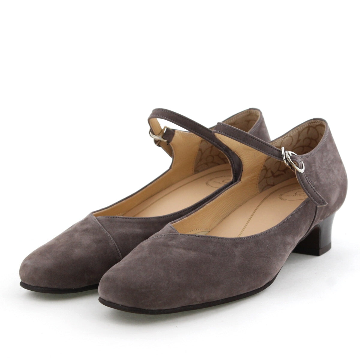 25AW新色】【快適ウォークパンプス】3.5㎝ヒールストラップパンプス/605001