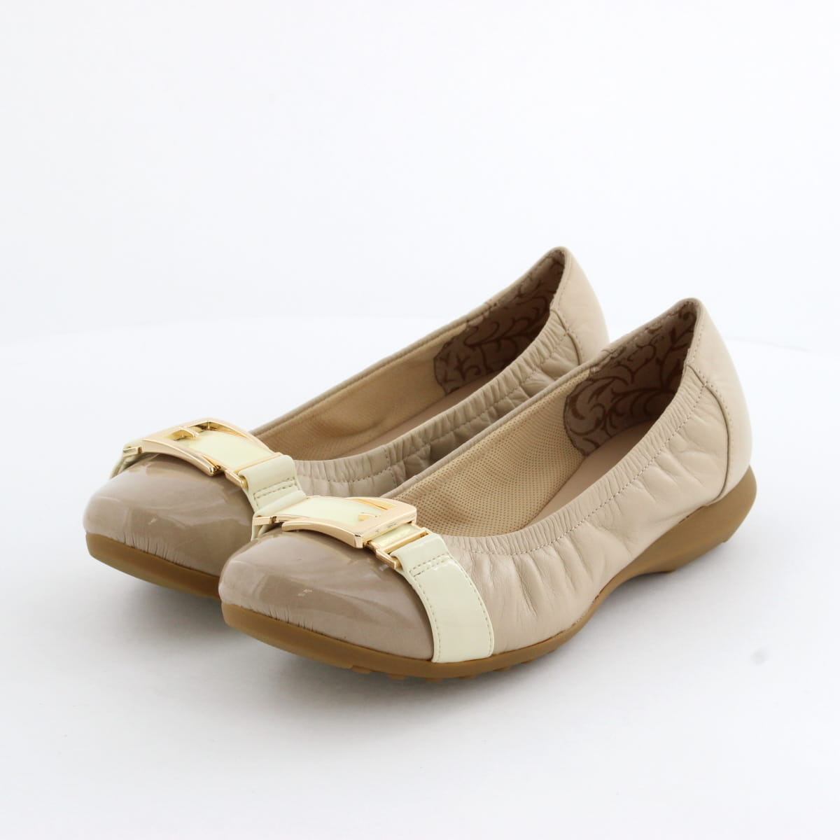 SALE】スクエアバックルスニーカーパンプス/633107