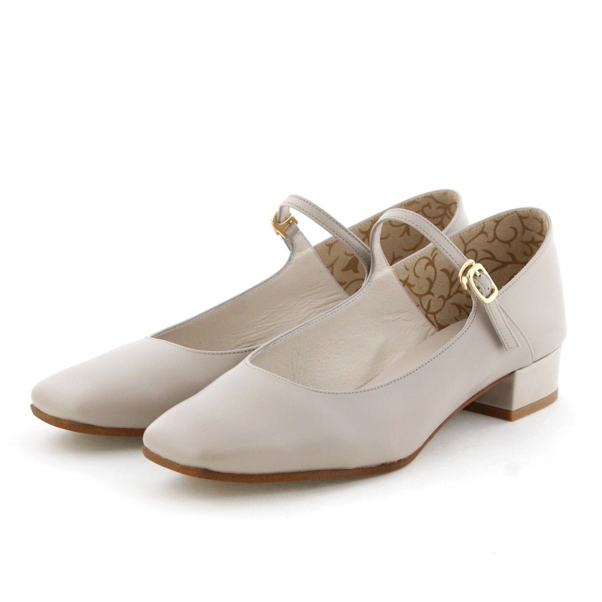 26SS新色追加】スクエアトゥメリージェーンパンプス/651111