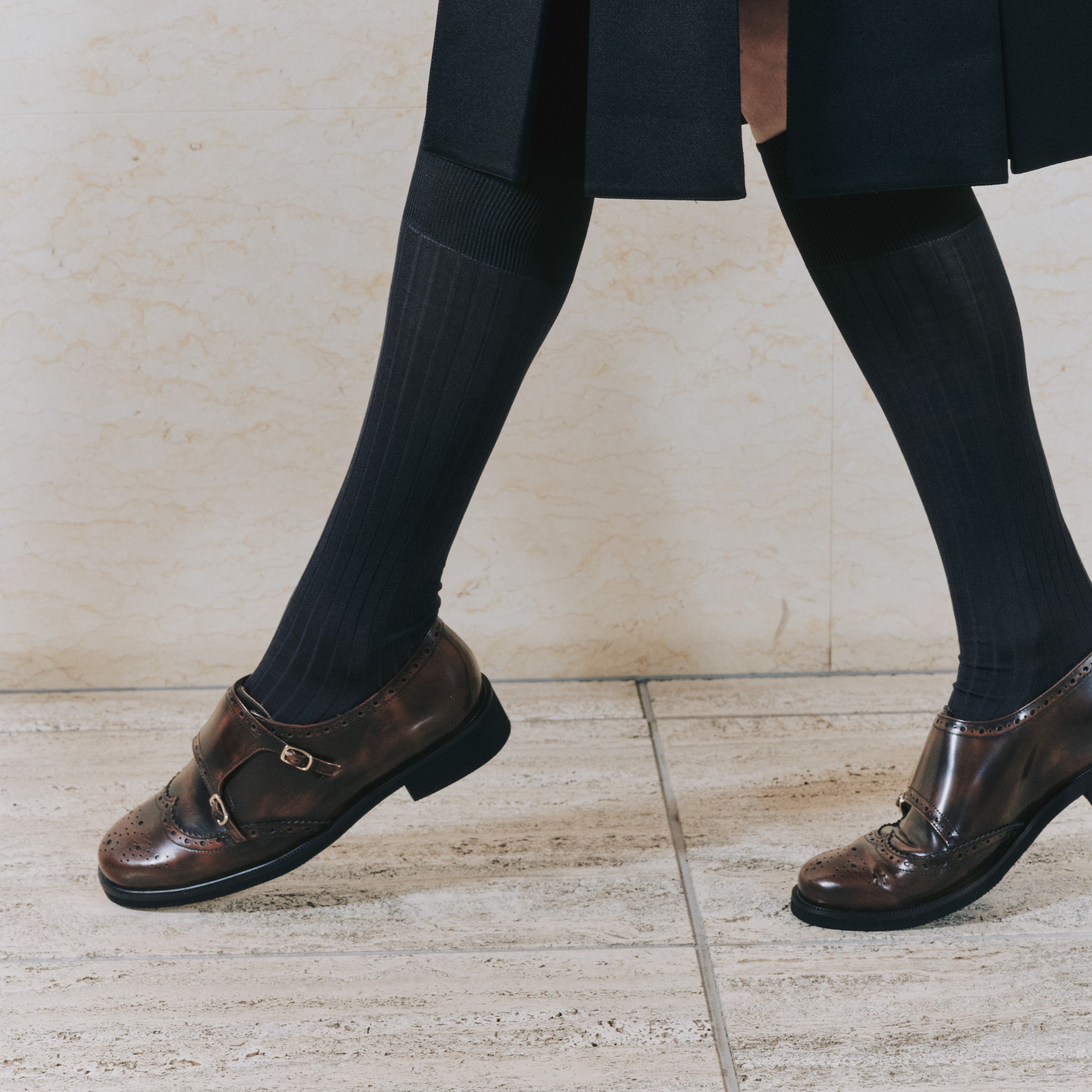 SALE】アドバンレザーモンクストラップシューズ/651308