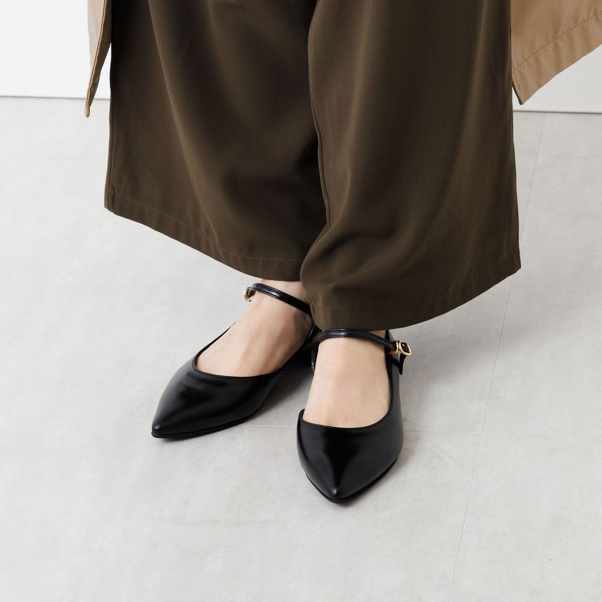 25AW】サイドオープンメリージェーンパンプス/651301