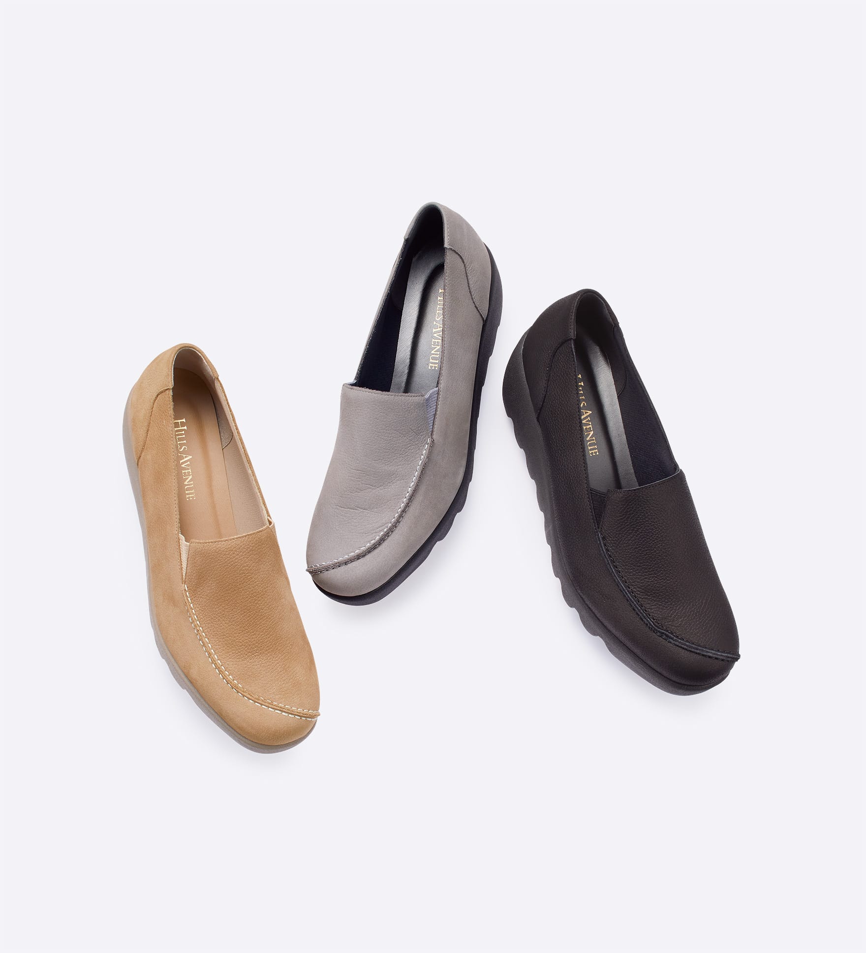 ヒルズアヴェニュー オンラインストア モカシン(21.5 ブラック