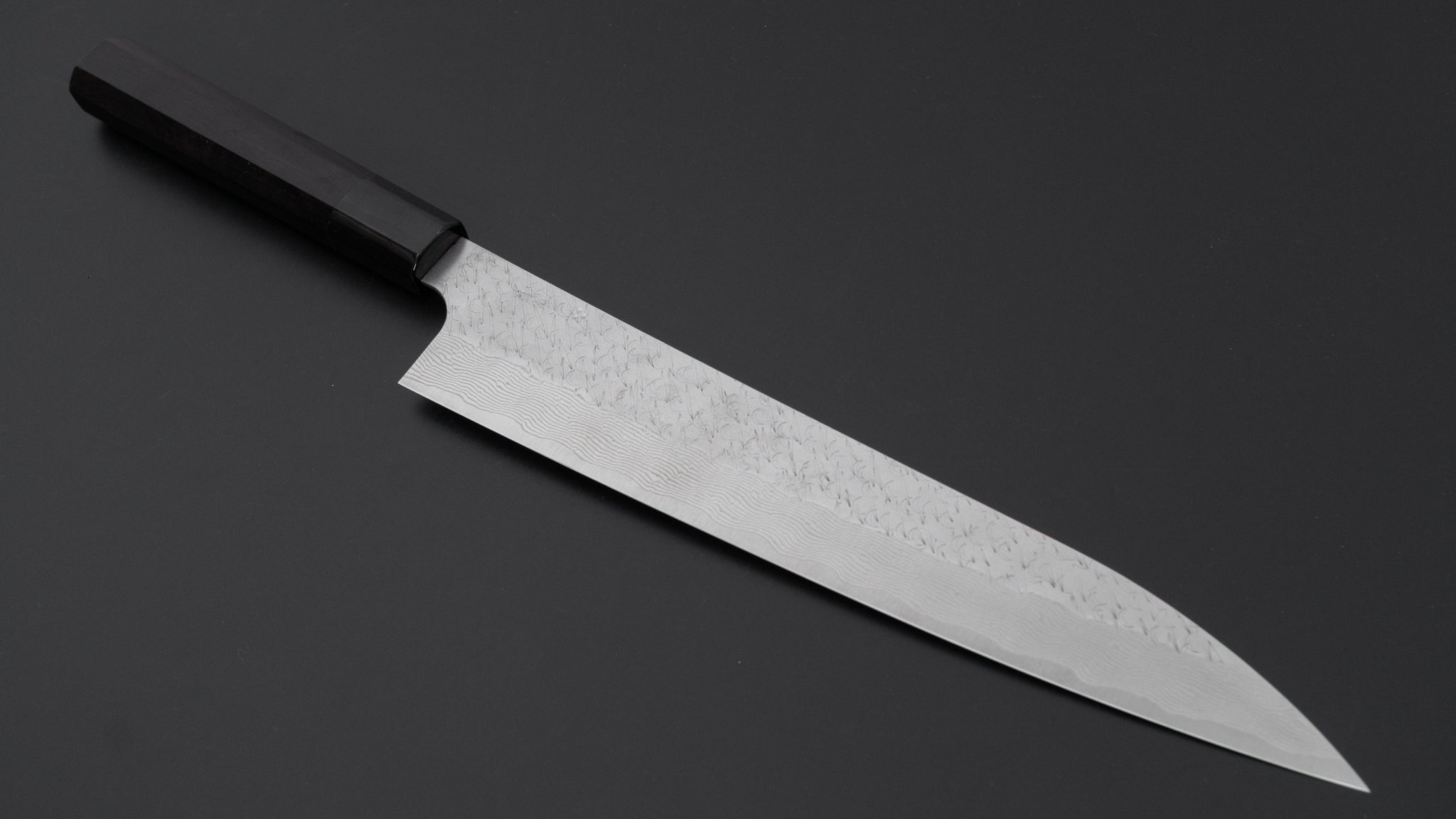 二唐刃物鍛造所 SGSTRIX 筋引 270mm 黒檀柄 – HITOHIRA