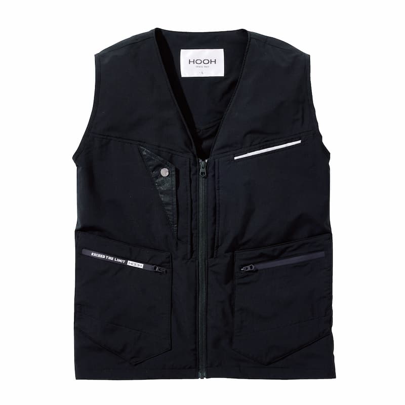 6709ユーティリティベスト - HOOH VILEA 作業着と電動ファン付き快適