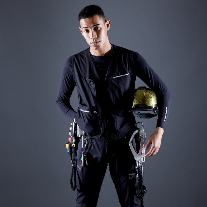 6709ユーティリティベスト - HOOH VILEA 作業着と電動ファン付き快適