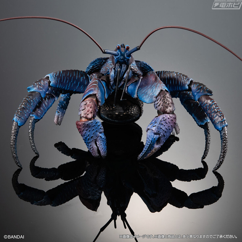 可動カ所は驚異の60カ所！ヤシガニが可動フィギュアとなって登場！脚を