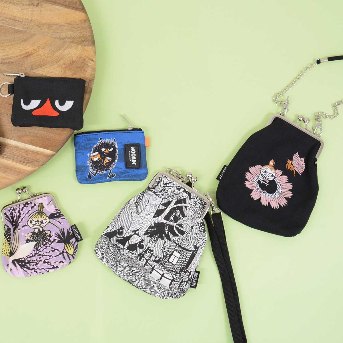 Moomin ムーミン Martinex マルティネックス がま口携帯ポシェット