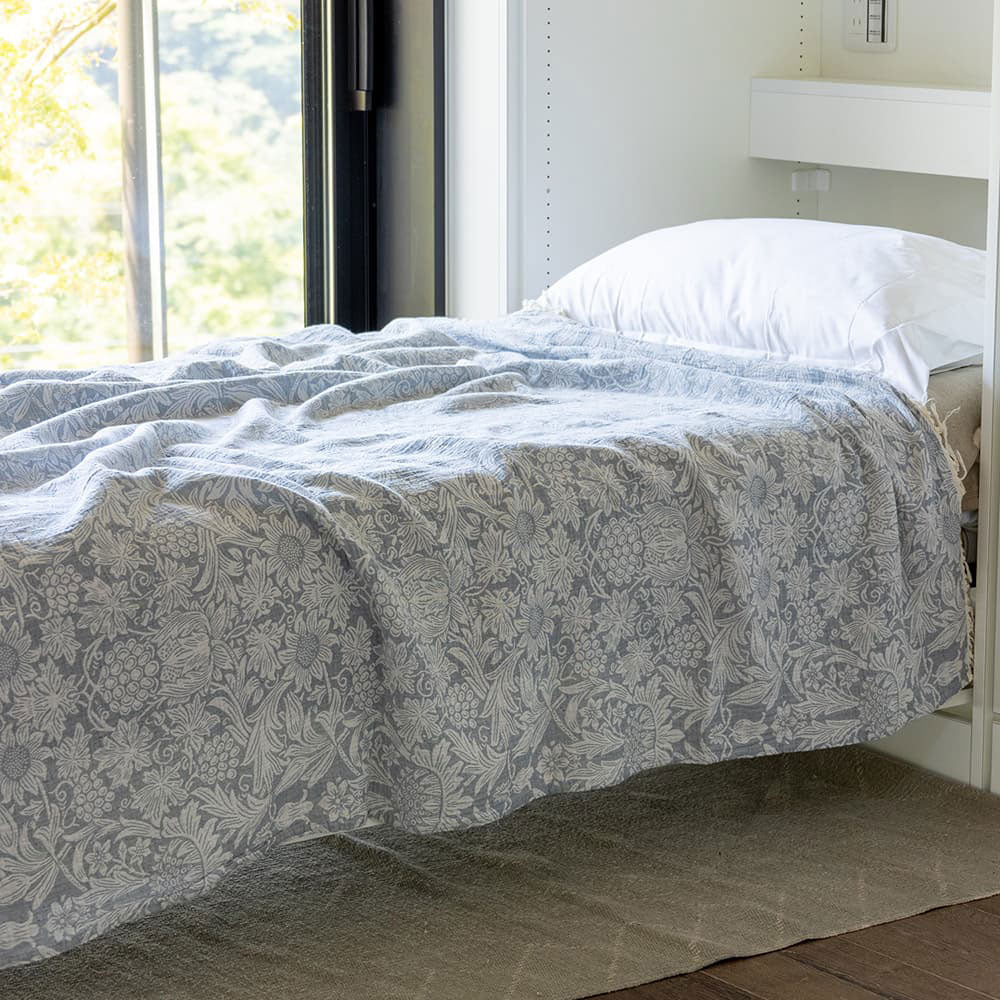 KLIPPAN クリッパン コットンスロー サンフラワー ( 140×200cm