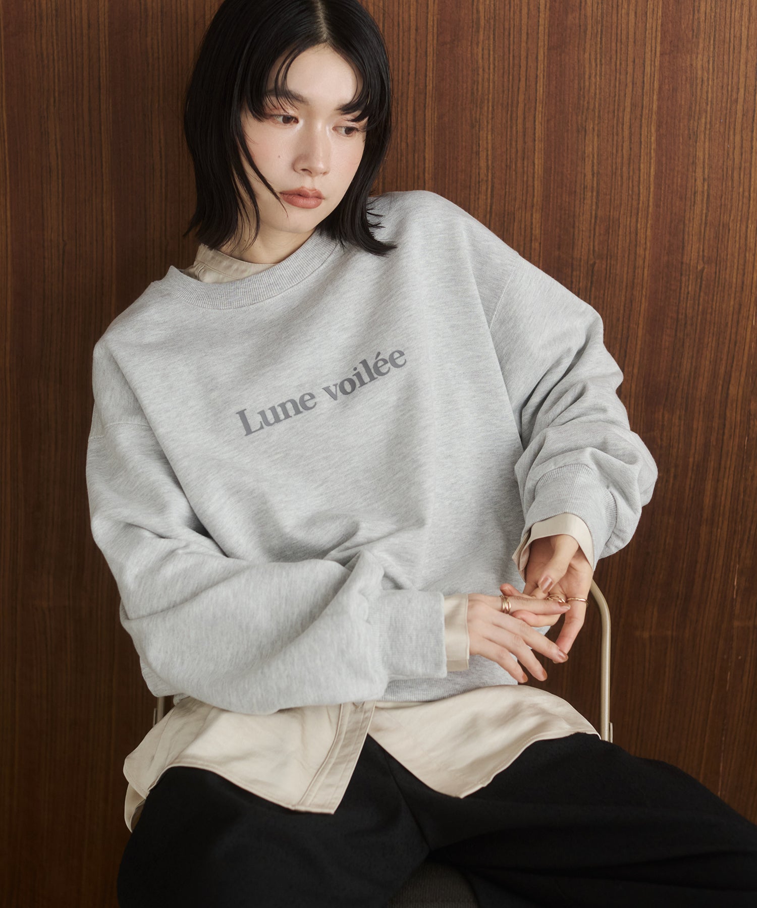 裏毛 ロゴスウェット