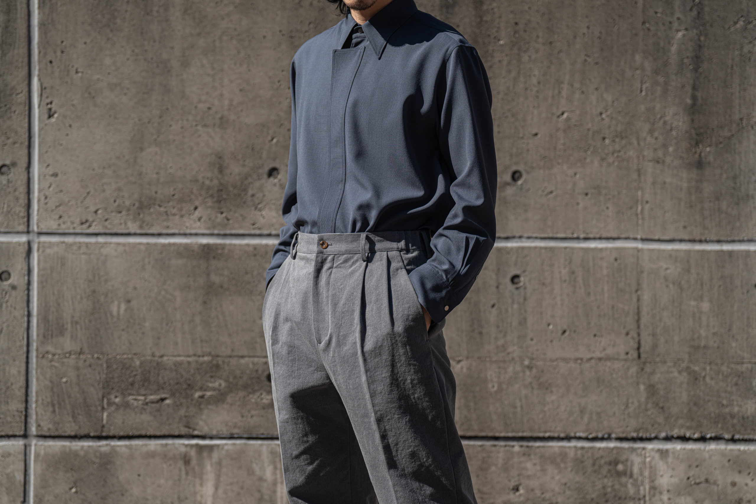 イレニサのオーナメンタル フライフロントシャツ | HUES 福岡セレクト