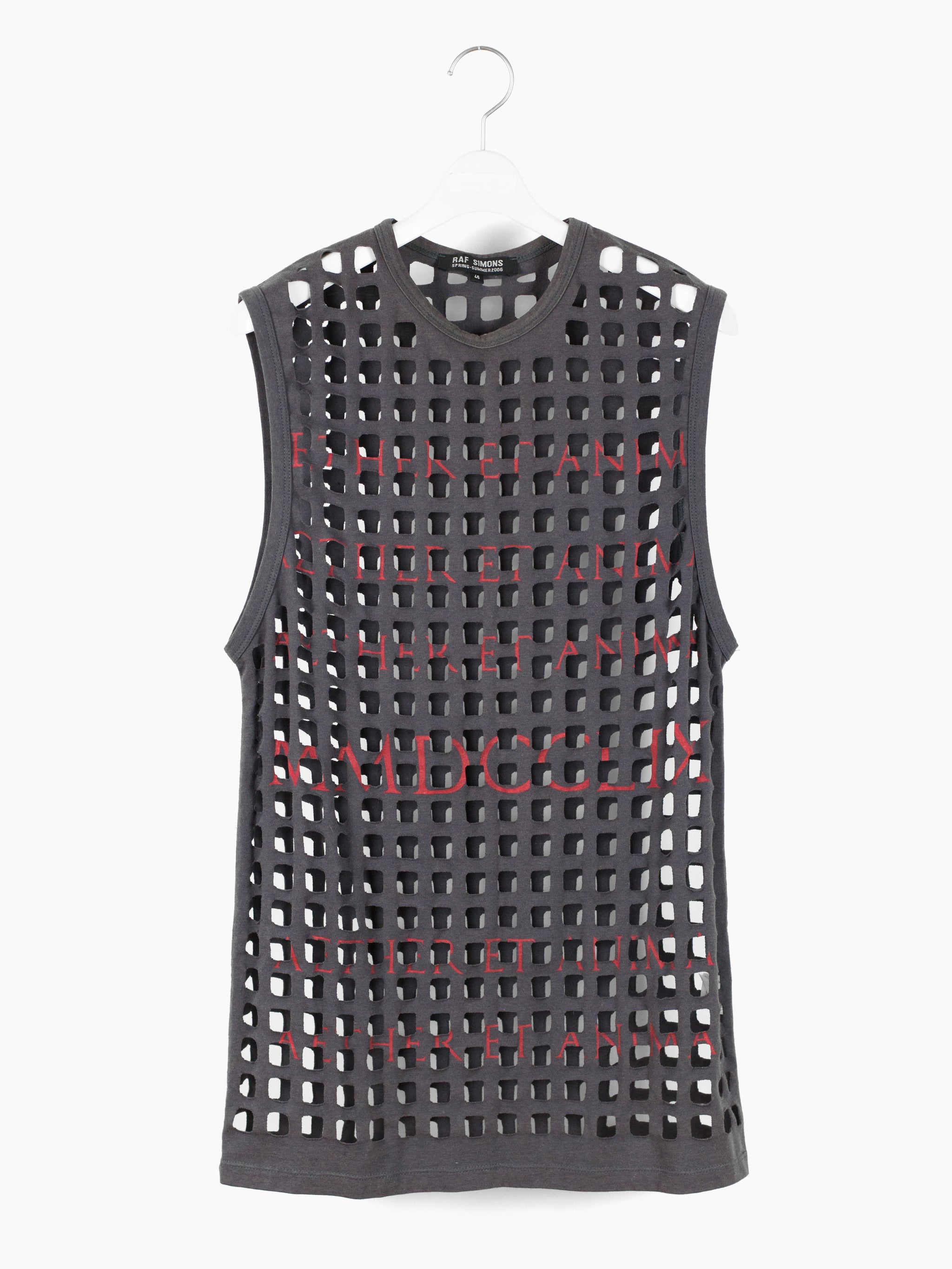 Raf Simons SS06 Laser Cut Tank – HUIBEN
