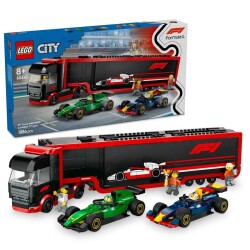 LEGO City RB20 ve AMR24 F1 Arabalı F1 Kamyonu 60445 Yapı