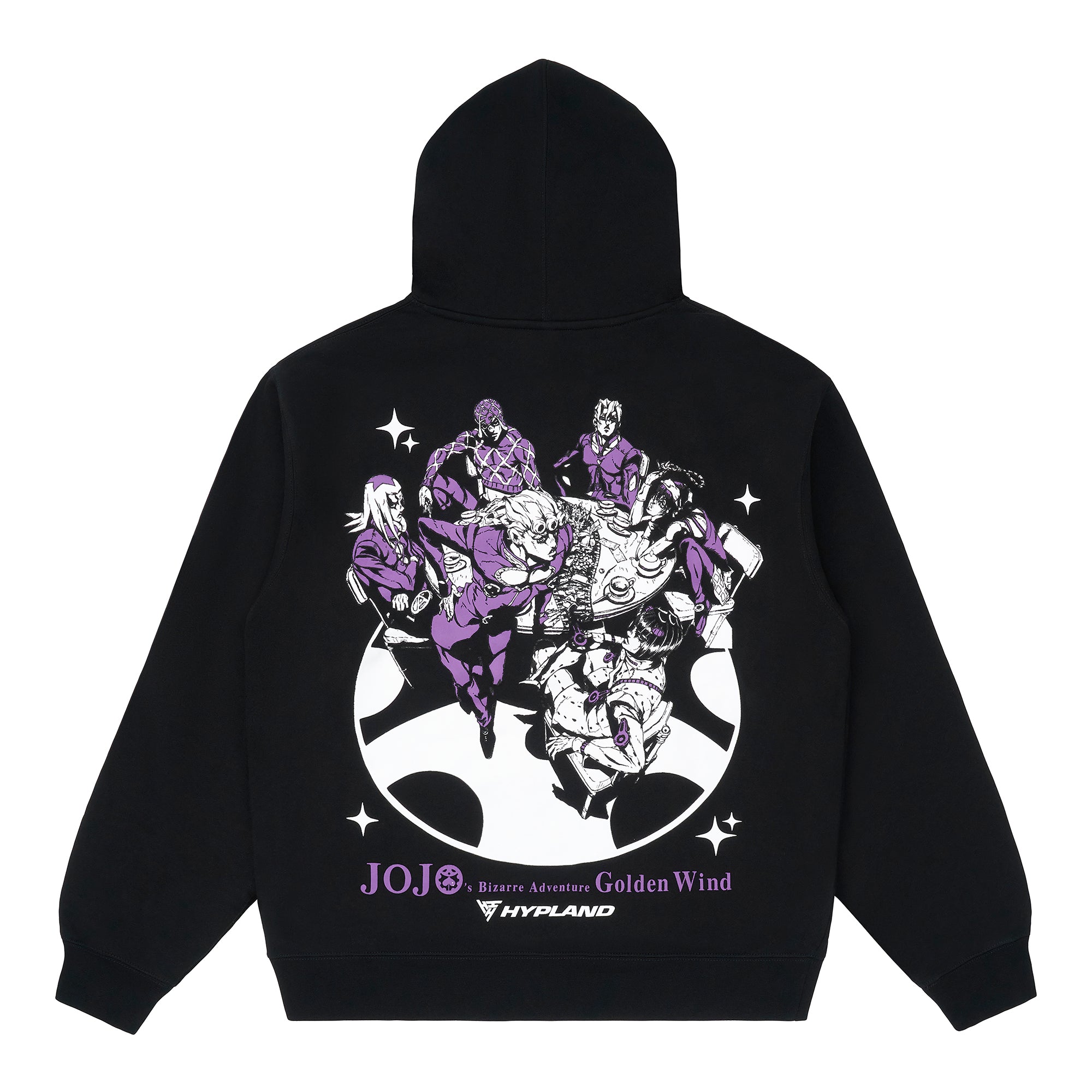 JOJO GOLDEN WIND GROUP HOODIE (BLACK) – Hypland