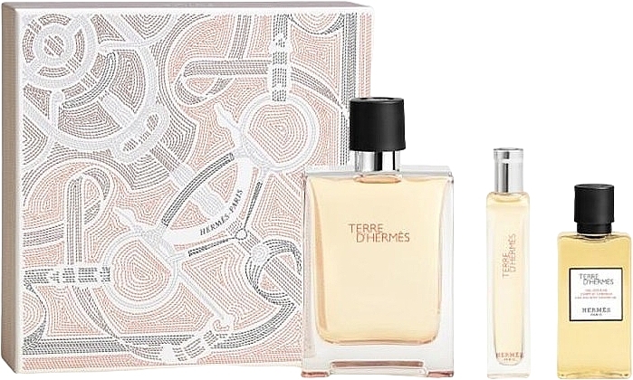 Set (edt/100 ml + edt/15 ml + sh/gel/40 ml) Hermes Terre D`Hermes