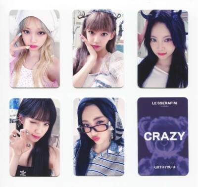 LE SSERAFIM - 4th Mini CRAZY [WITHMUU] LUCKY DRAW EVENT EXCLUSIVE