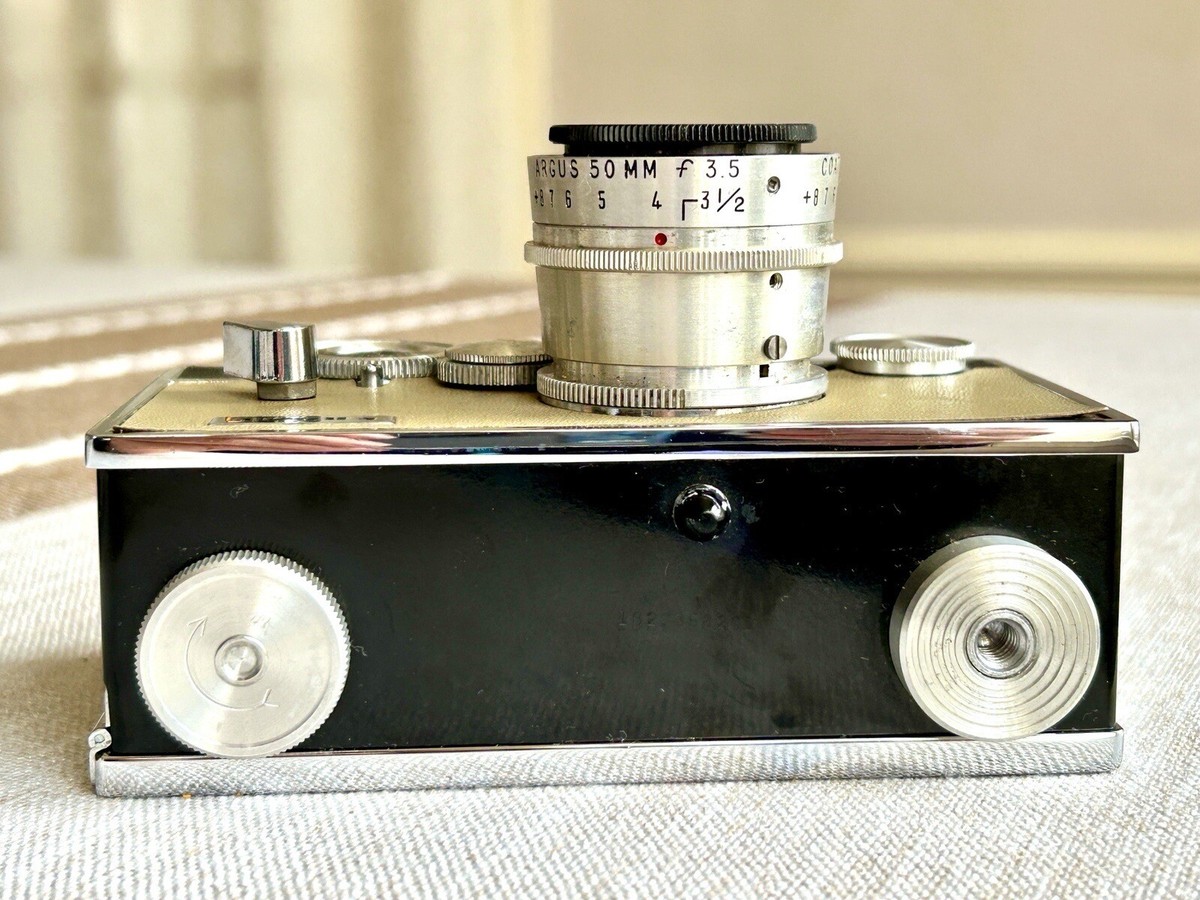 TWO Argus C-3 C3 Matchmatic 35mm Film Cameras 