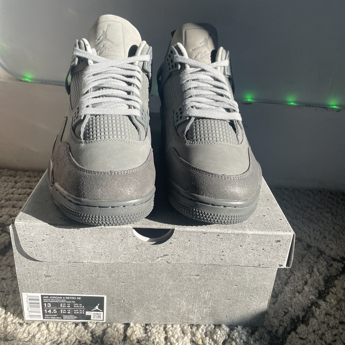 Size 13 - Air Jordan 4 Retro SE Wet Cement | eBay