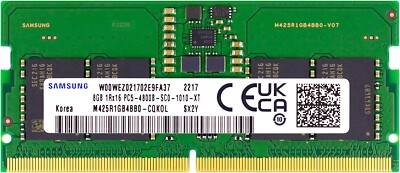 Samsung DDR5 8GB/4800Mhz SODIMM Memory RAM PC5-38400 CL40 1Rx16