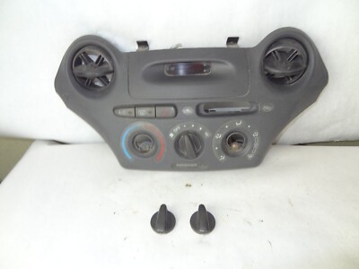 00 01 02 03 04 05 Toyota Echo Dash Air Vent AC Control Trim, gray
