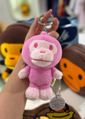 Ape BAPE BABY MILO PLUSH DOLL KEYCHAIN PINK Plush Keychain | eBay