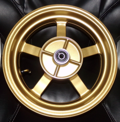 HONDA 125 GROM GOLD REAR WHEEL WITH BEARINGS 2024, 42650-K26-G00ZA