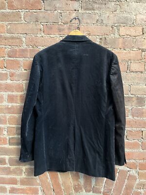 Vintage Yohji Yamamoto D'Urban AAR Men's Jacket, Black Velvet, Sz