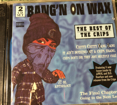 Bang'n on Wax: The Best of the Crips (CD, 1997, 2 Discs, Dangerous