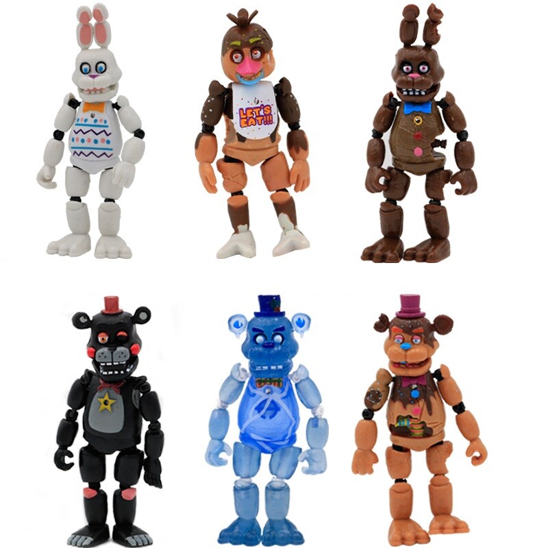 5 or 6 PCS Set Five Nights At Freddy's FNAF Action Figure